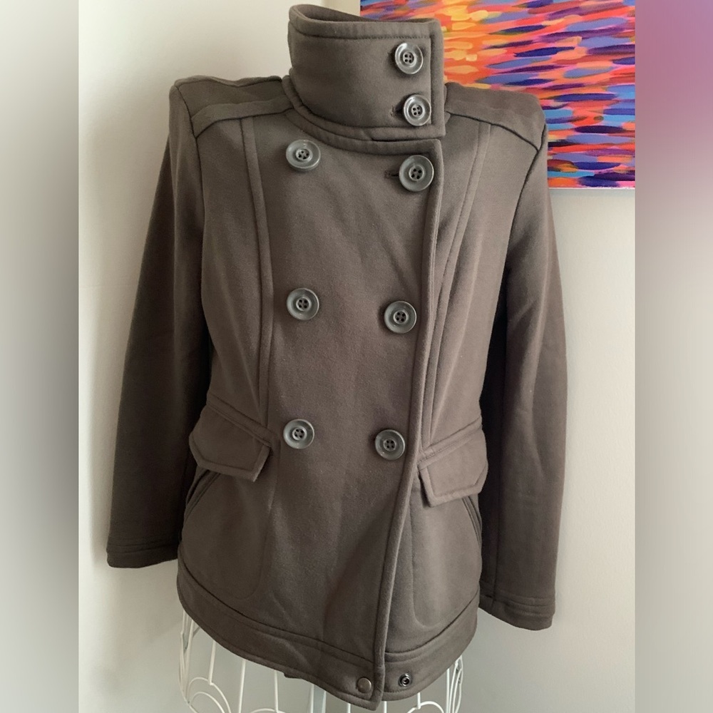 Suzy Shier Double-Breasted Brown Jacket